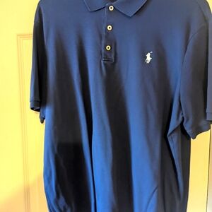 Mens Navy Classic Fit Polo shirt